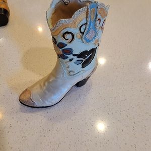 Mini Western Boot Accent Decor by Nostalgia Vintage